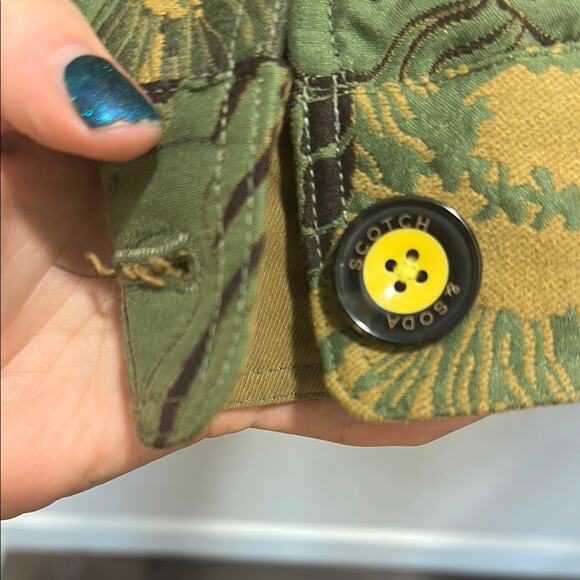 Scotch & Soda Green and Brown Jacket - Picture 8 of 9